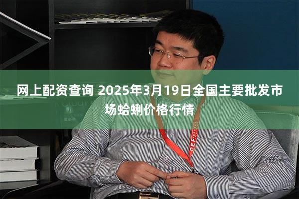 网上配资查询 2025年3月19日全国主要批发市场蛤蜊价格行情
