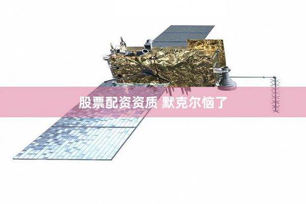 股票配资资质 默克尔恼了