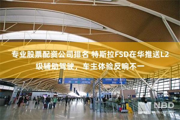 专业股票配资公司排名 特斯拉FSD在华推送L2级辅助驾驶，车主体验反响不一