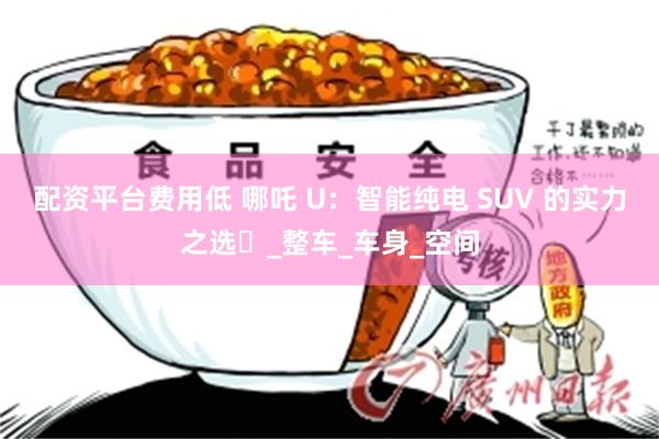 配资平台费用低 哪吒 U：智能纯电 SUV 的实力之选​_整车_车身_空间
